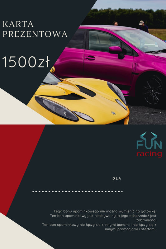 Karta prezentowa Funracing